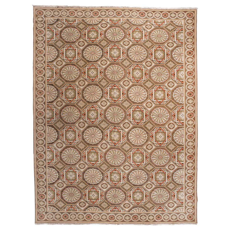 Geometric Shapes Area Rug at 1stDibs