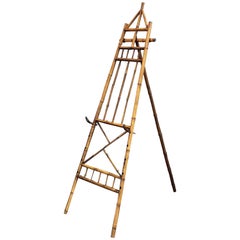 English Bamboo Display Easel from the Aesthetic Movement Period