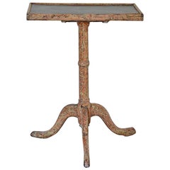 Early 19th Century Antique Table with Slate Games Top