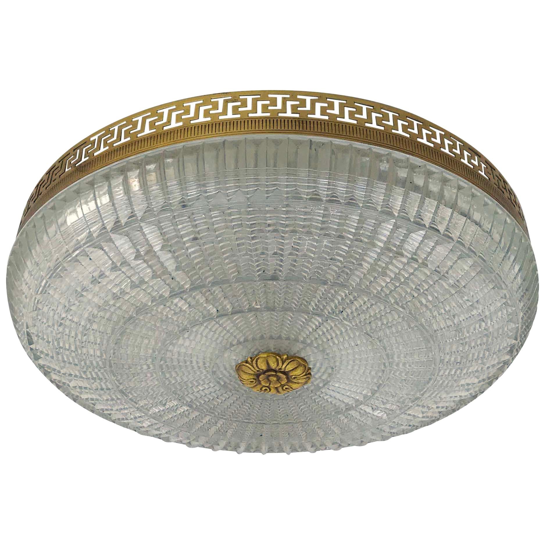 Neoclassical French Flush Mount