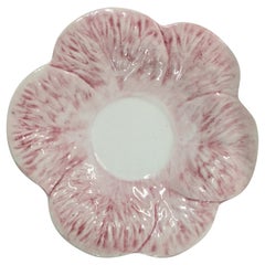 Majolica Pink Cabbage Dish by Mottahede