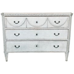 Antique Gustavian Style Chest of Drawers, 1860s