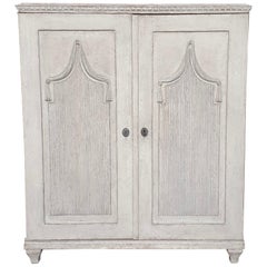 Antique Gustavian Style Sideboard, Mid-19th Century
