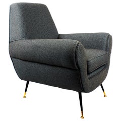 1960s Armchair by Gigi Radice for Minotti, Italy