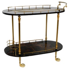 large bar cart mid century kitchen 1960s aldo tura serving bar cart made of wood and covered with goatskin large carts 130 for sale on 1stdibs large bar cart mid century kitchen 1960s aldo tura serving bar cart made of wood and covered with goatskin large carts 130 for sale on 1stdibs