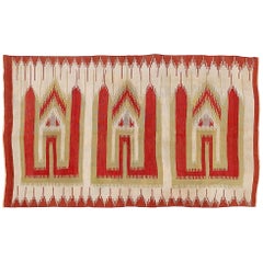 Antique Anatolian Cult Kilim Rug with Multiple Niche Design
