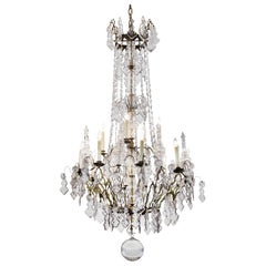 Baccarat Crystal Chandelier, 19th C.
