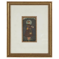Antique Late 18th Century Moghul Painting of the Emperor Shah Jahan