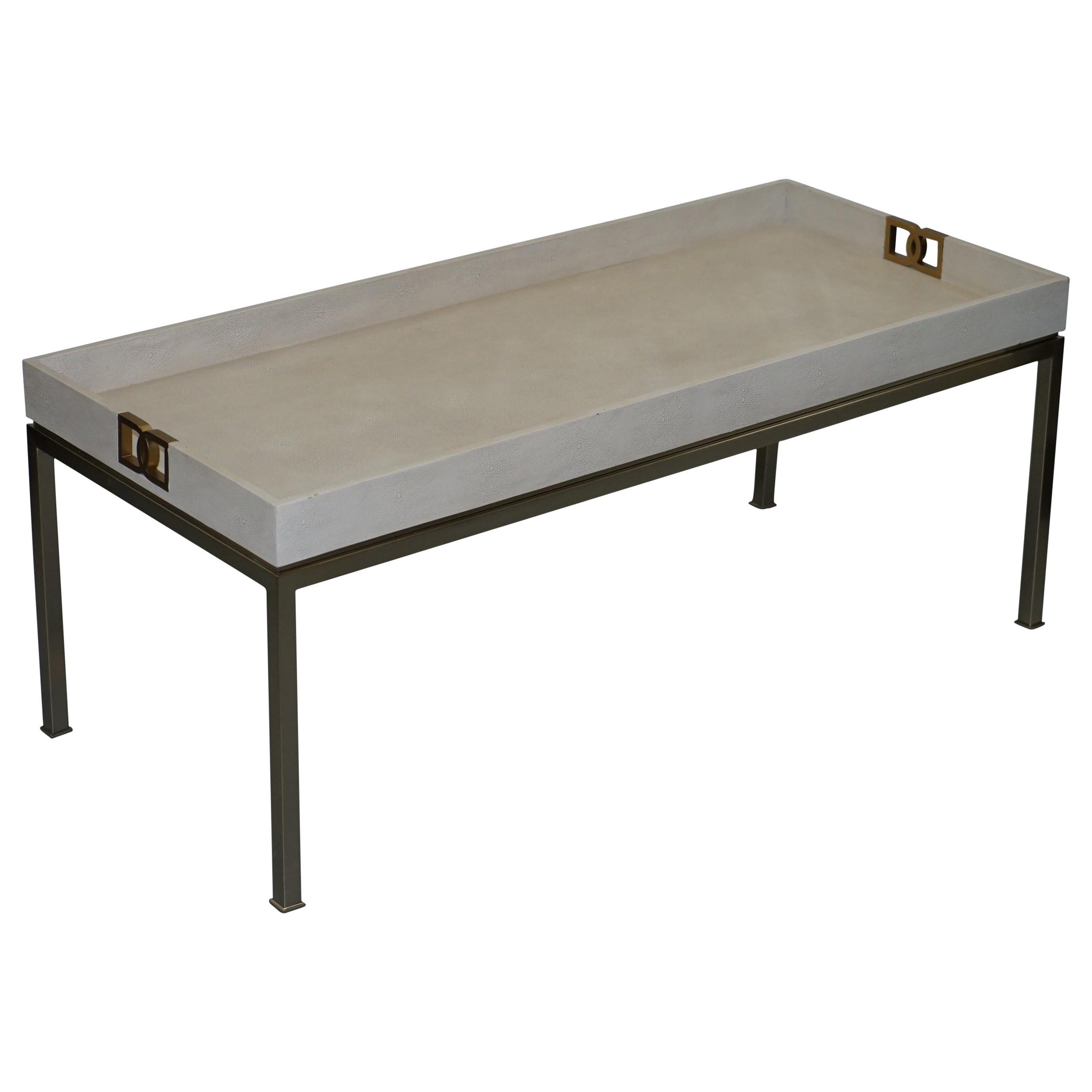 Paolo Moschino for Nicholas Haslam Salon Coffee Table Chrome Finish