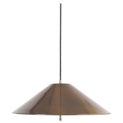 Large Adjustable Brass Counterweight Pendant Lamp by Florian Schulz