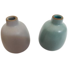 Edith Heath Classic Bud Set of Two Vases, Designed in the 1940s