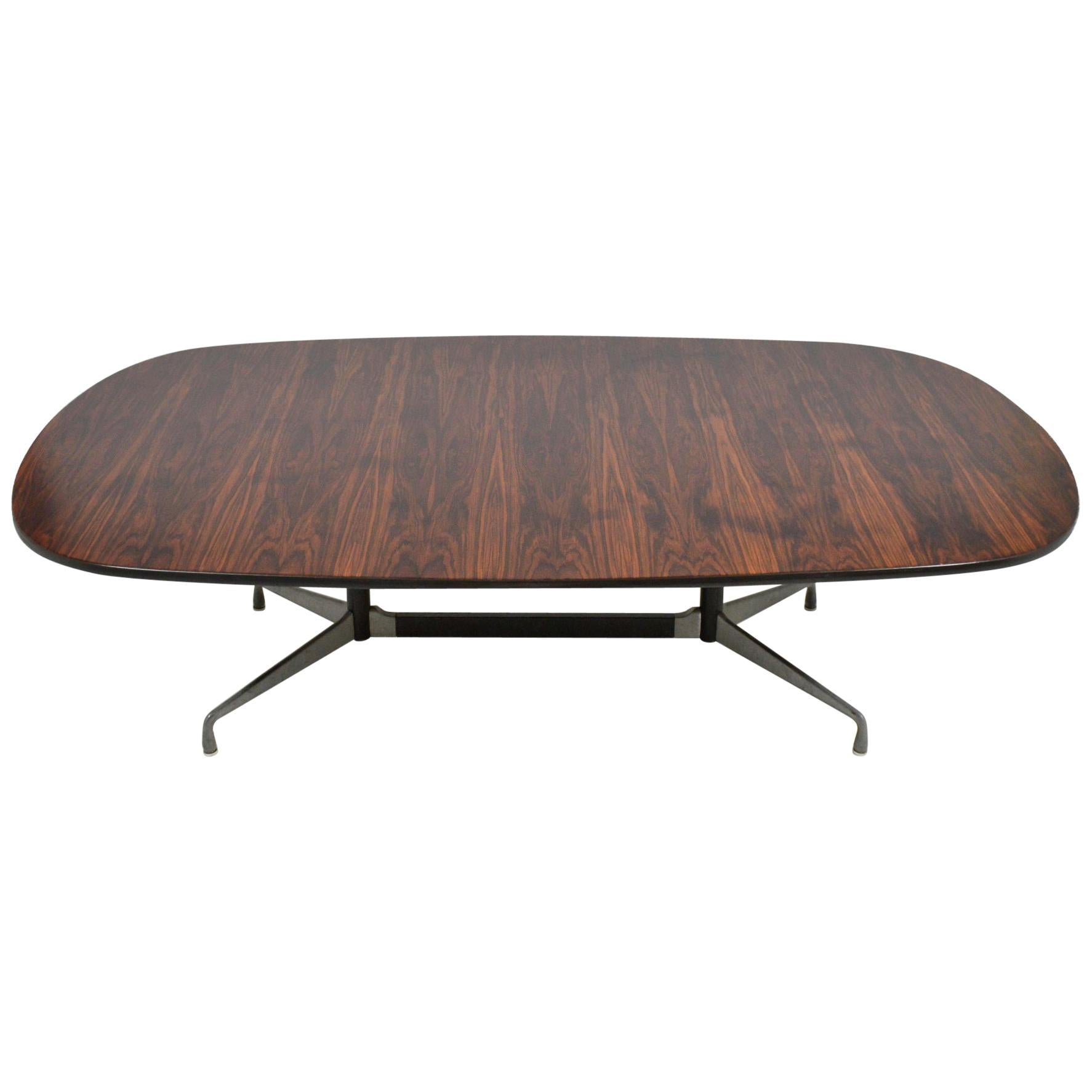 Eames 8 Foot Rosewood Dining Table by Herman Miller