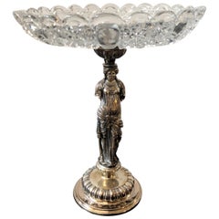 Victorian Silver Plated British Centerpiece, circa 1864