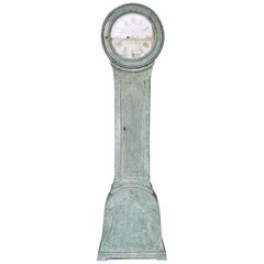 Antique Scandinavian Louis XVI Tall Clock, Early 19th Century