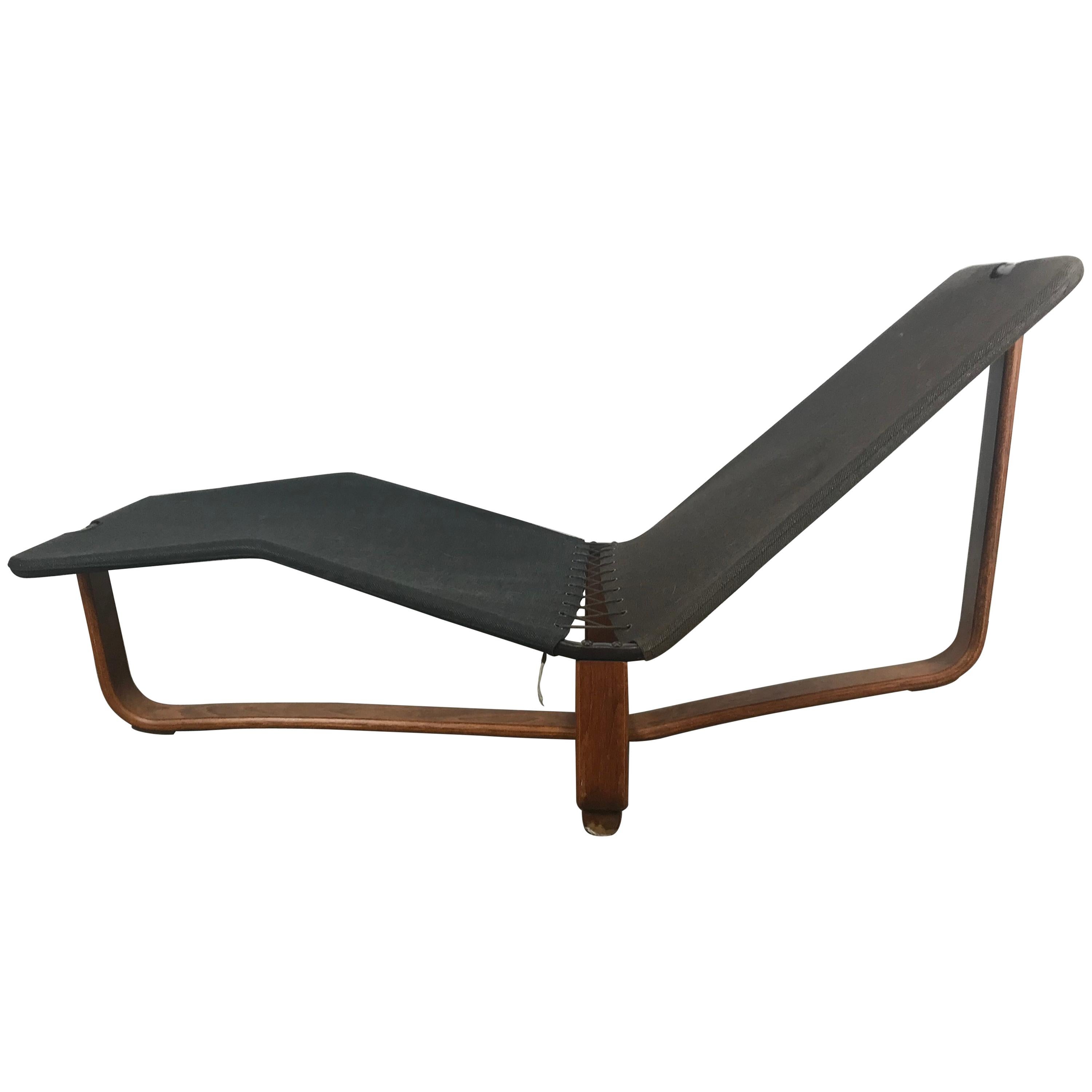 Modernist Bentwood Chaise Lounge by Ingmar & Knut Relling