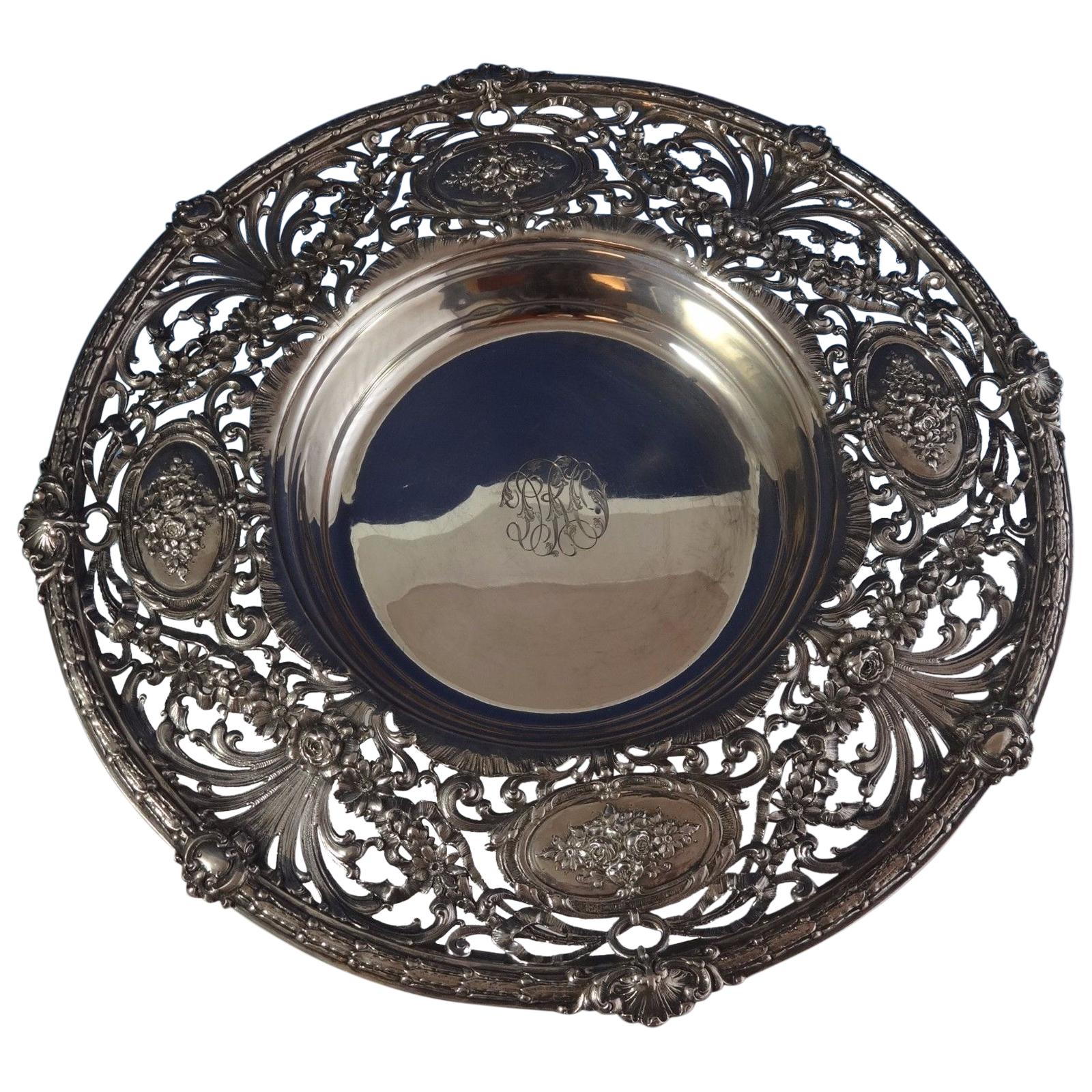Redlich & Co. Sterling Silver Centerpiece Bowl Pierced #8388