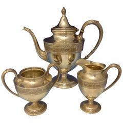 Wedgwood by International Sterlingsilber-Teeservice 3-teilig #C311