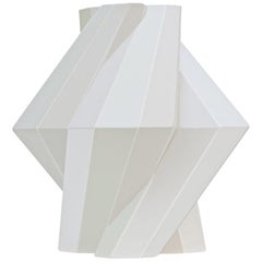 Lara Bohinc, Fortress Pillar Vase, White Ceramic, In Stock