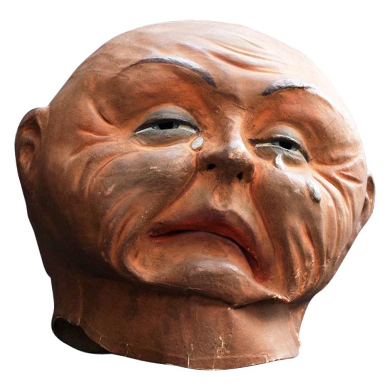 Rare Papier Mâché Theatre Mask