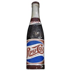 Seltene Pepsi Cola Werbeflasche