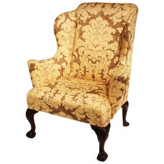18th Century English or Irish Chippendale Easy Chair