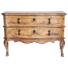 Mid-18th Century Italian Painted Two-Drawer Commode