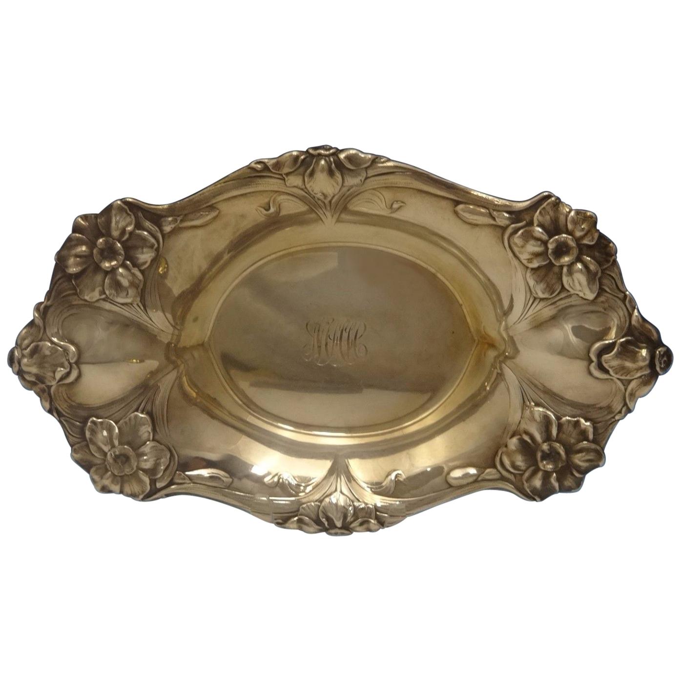 Les Cinq Fleurs by Reed and Barton Sterling Silver Candy Dish with
