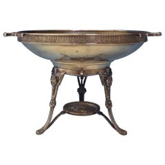 Medallion by Wood & Hughes Sterling Compote Centerpiece with Ladies Head