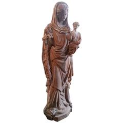 18th Century French Statue in Terra Cotta 7