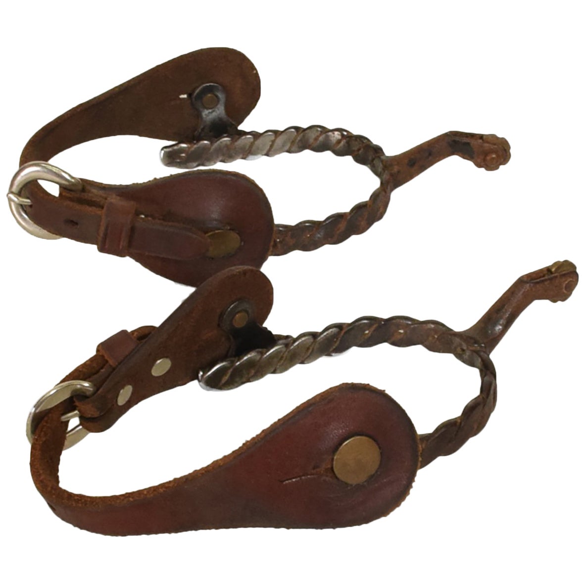 North Judd Brass Horsehead Spurs For Sale at 1stDibs