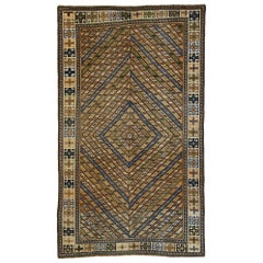 Vintage Turkish Oushak Rug with Modern Bohemian Style