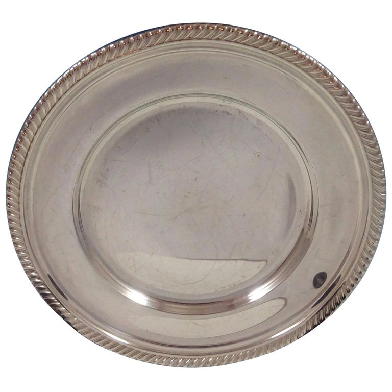 English Gadroon by Gorham Sterling Silver Bread and Butter Plate #180 English Gadroon by Gorham Sterling Silver Bread and Butter Plate #180