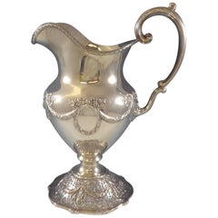 Louis XVI by Shreve Sterling Silver Water Pitcher with Lacy Pcd Base