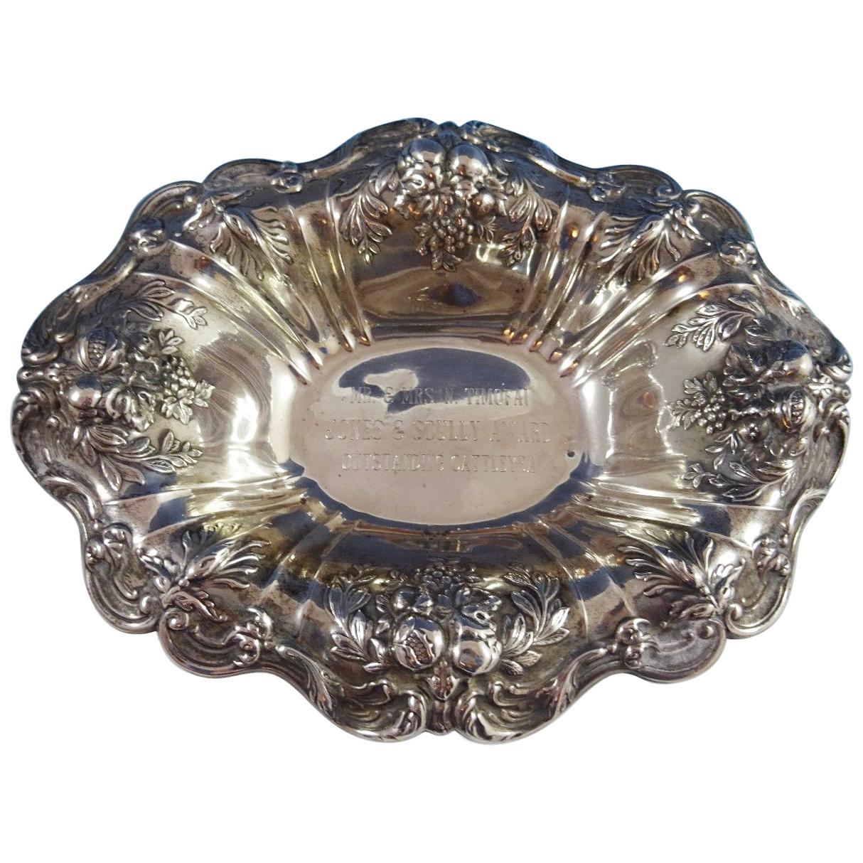 Francis I by Reed & Barton Old Sterling Silver Bowl Oval Footed #X566F