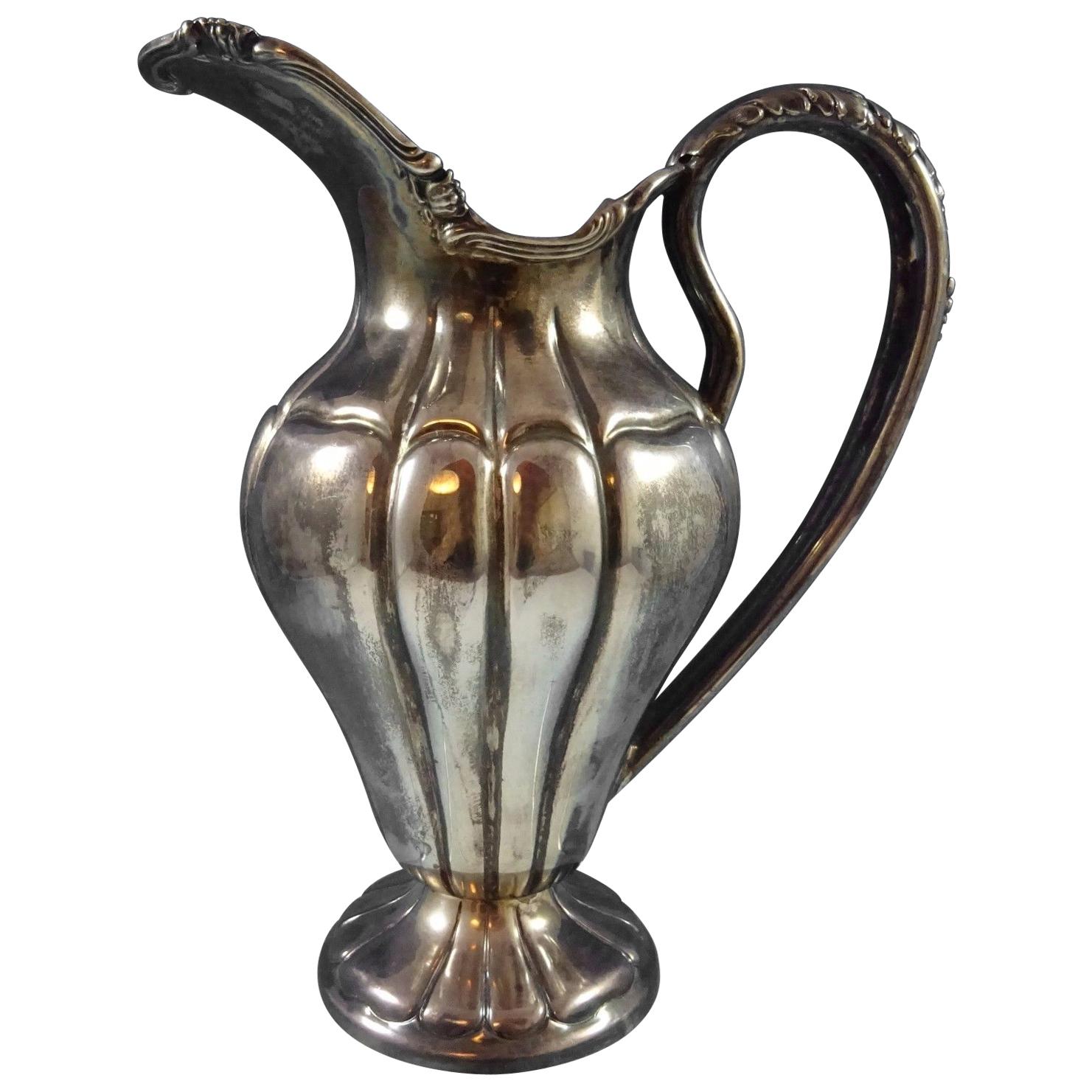 Camusso Sterling Silver Water Pitcher