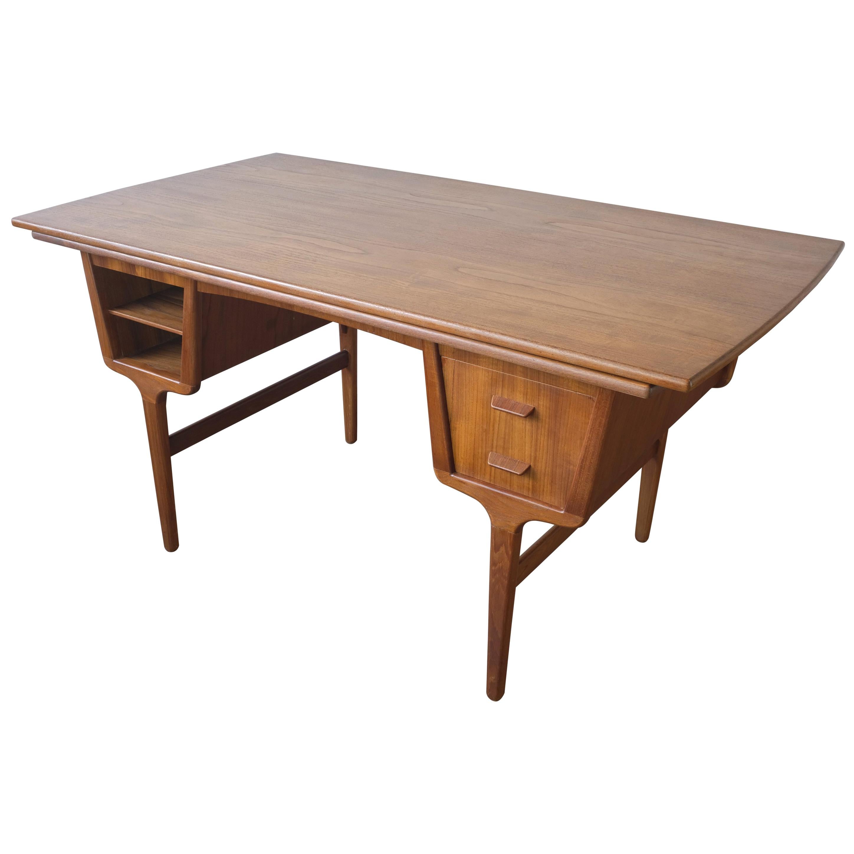 C.A. Skov Teak Partner Desk, Conference Table or Dining Table