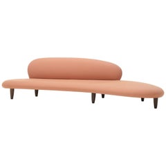 Vitra Freeform Sofa in Pink by Isamu Noguchi