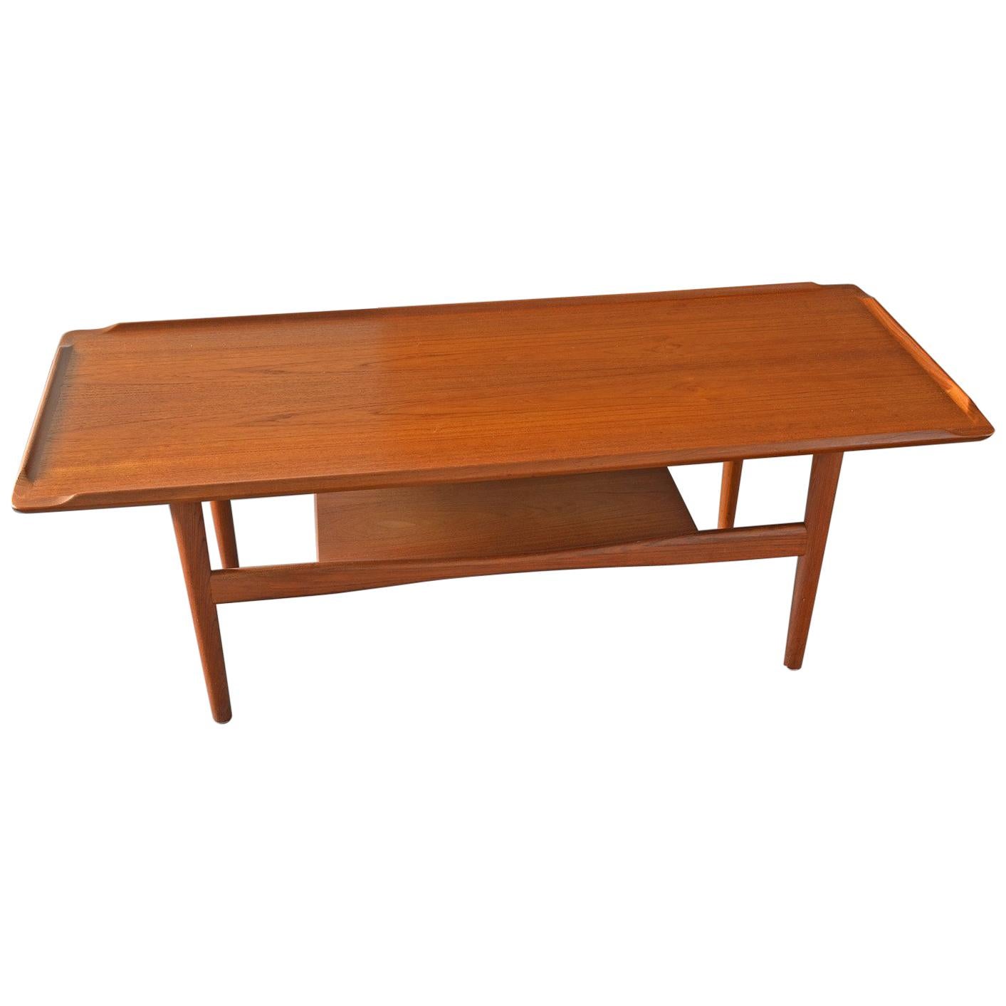 Teak Coffee Table Produced by IMHA in the 1960s, Germany