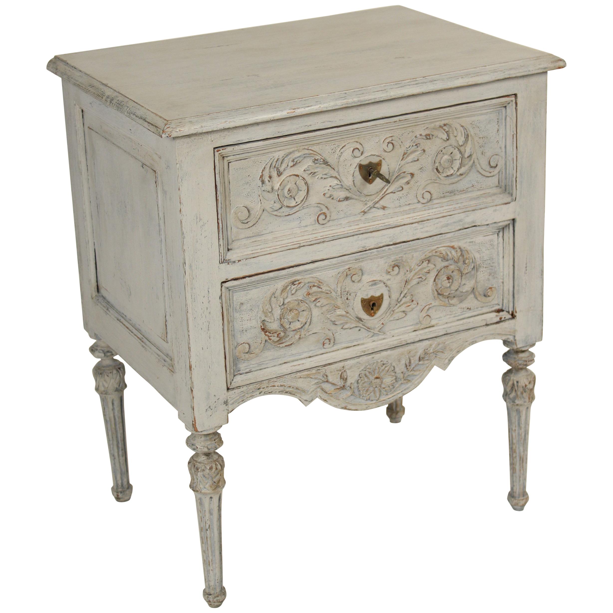 Louis XVI Style Painted Chest of Drawers
