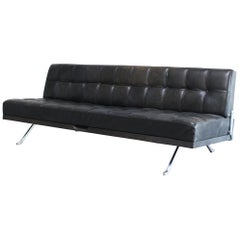 Vintage Johannes Spalt Daybed Leather Sofa Constanze by Wittmann
