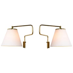 Pair of 1950s Paavo Tynell 9414 Wall Lights for Taito Oy