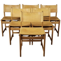 Set of Six Midcentury Dining Chairs Designed by Kurt Østervig, circa 1960