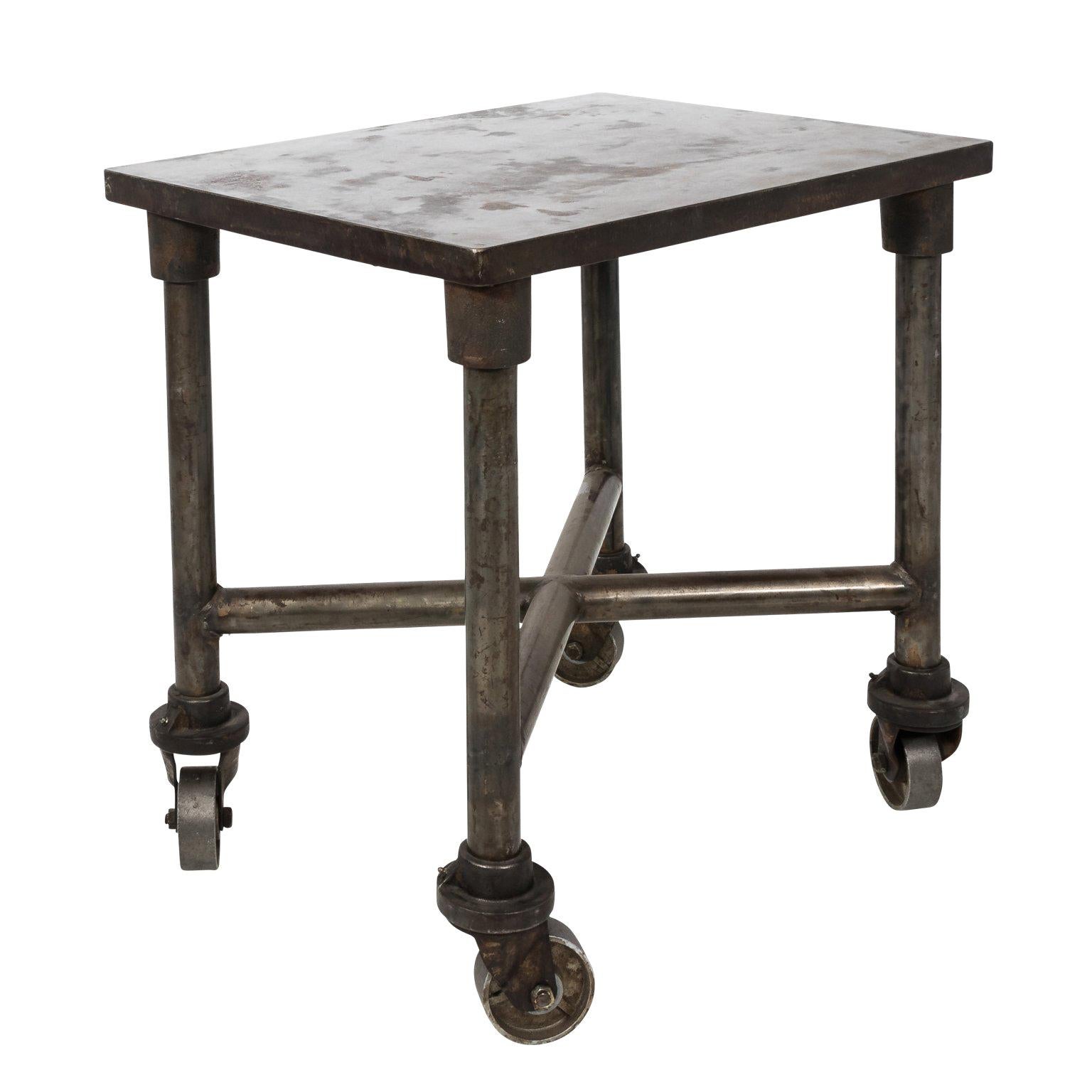 Early 20th Century Industrial Side Table