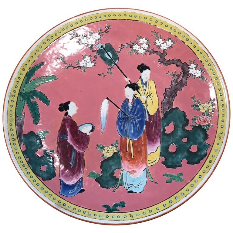Antique Japanese Porcelain Plate For Sale at 1stdibs