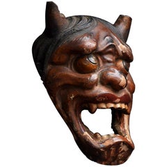 Antique Temple Hannya Mask