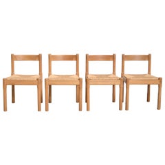 Cassina Carimate Chair by Vico Magistretti, Set of 4
