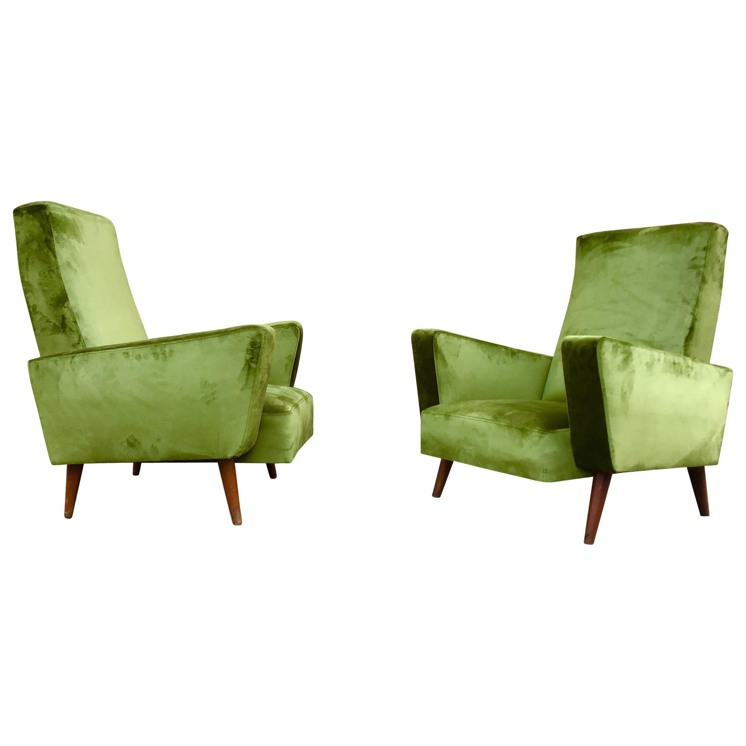 1950s French Armchairs