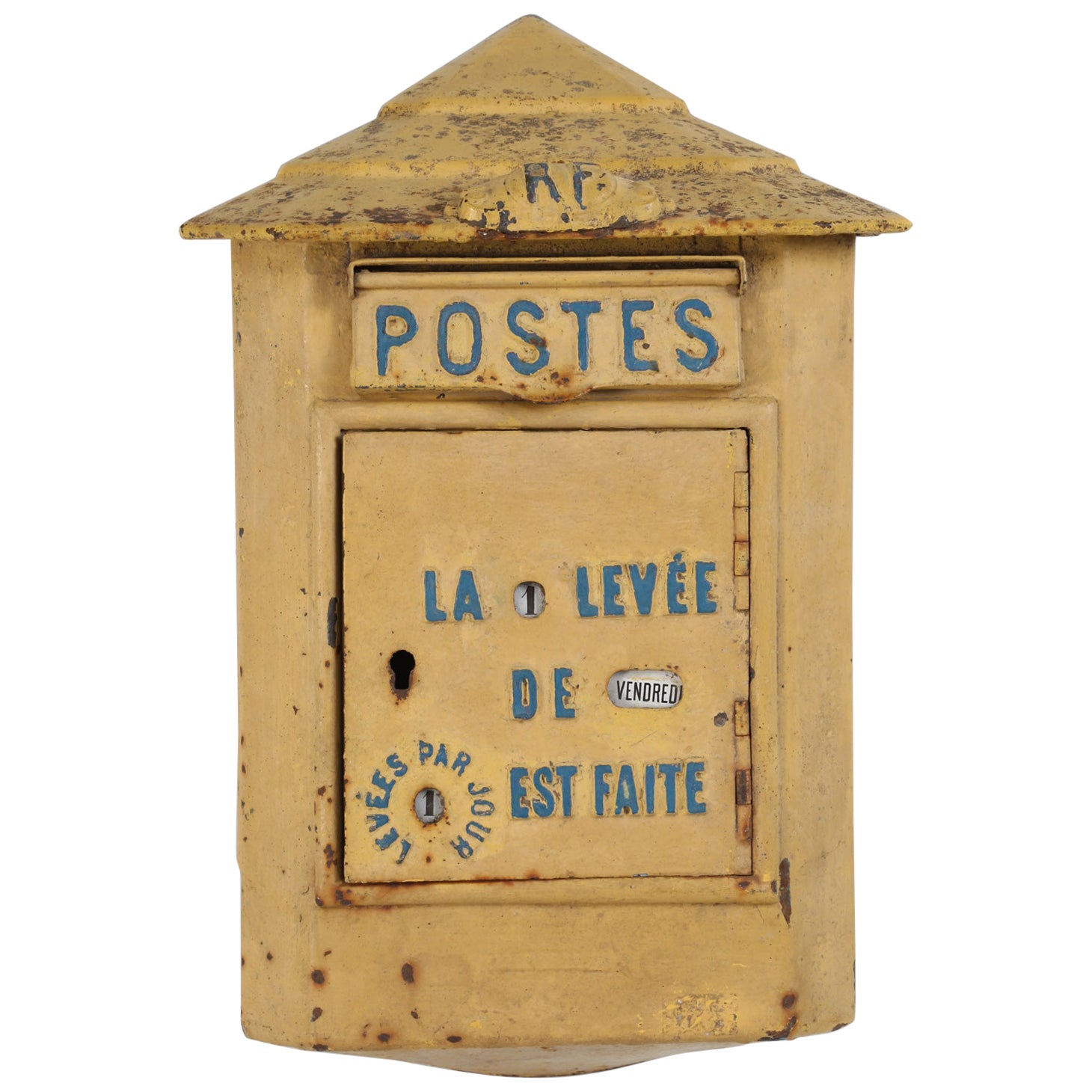 Authentic Original French "Postes" Postal or Mailbox at 1stDibs