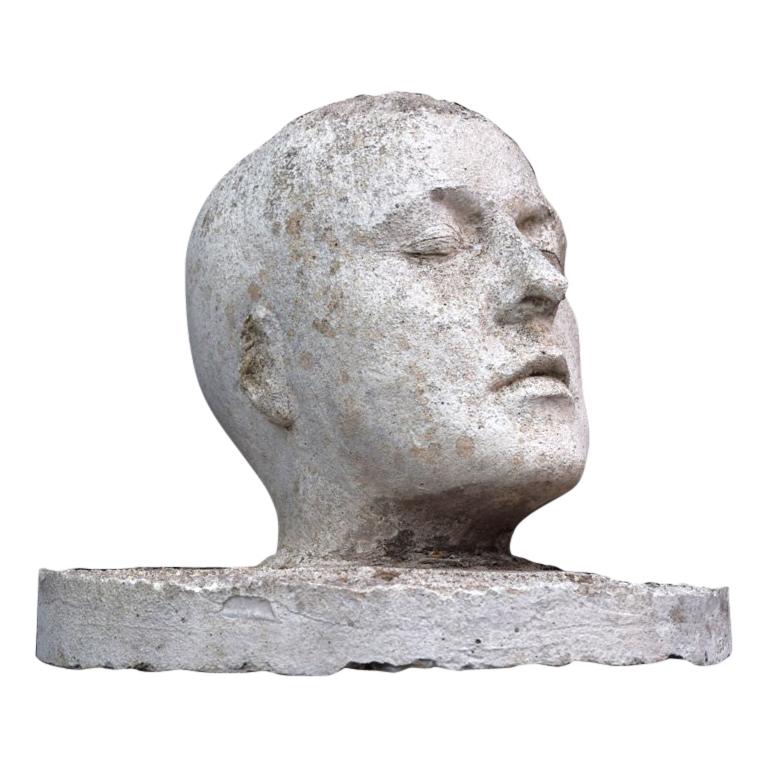 Plaster Head Statue, circa 1940