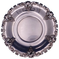 Bol en argent sterling Grande Baroque de Wallace:: sous-assiette n° 5971 Vintage